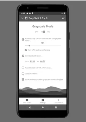 Gray-Switch (Grayscale) android App screenshot 4